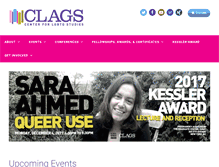 Tablet Screenshot of clags.org